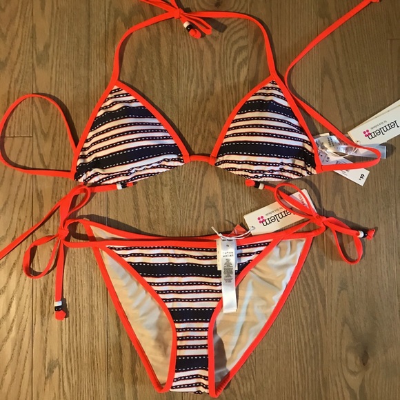 Brand new limited edition lemlem x Joe Fresh 2pc bikini swimsuit size large - Picture 1 of 3